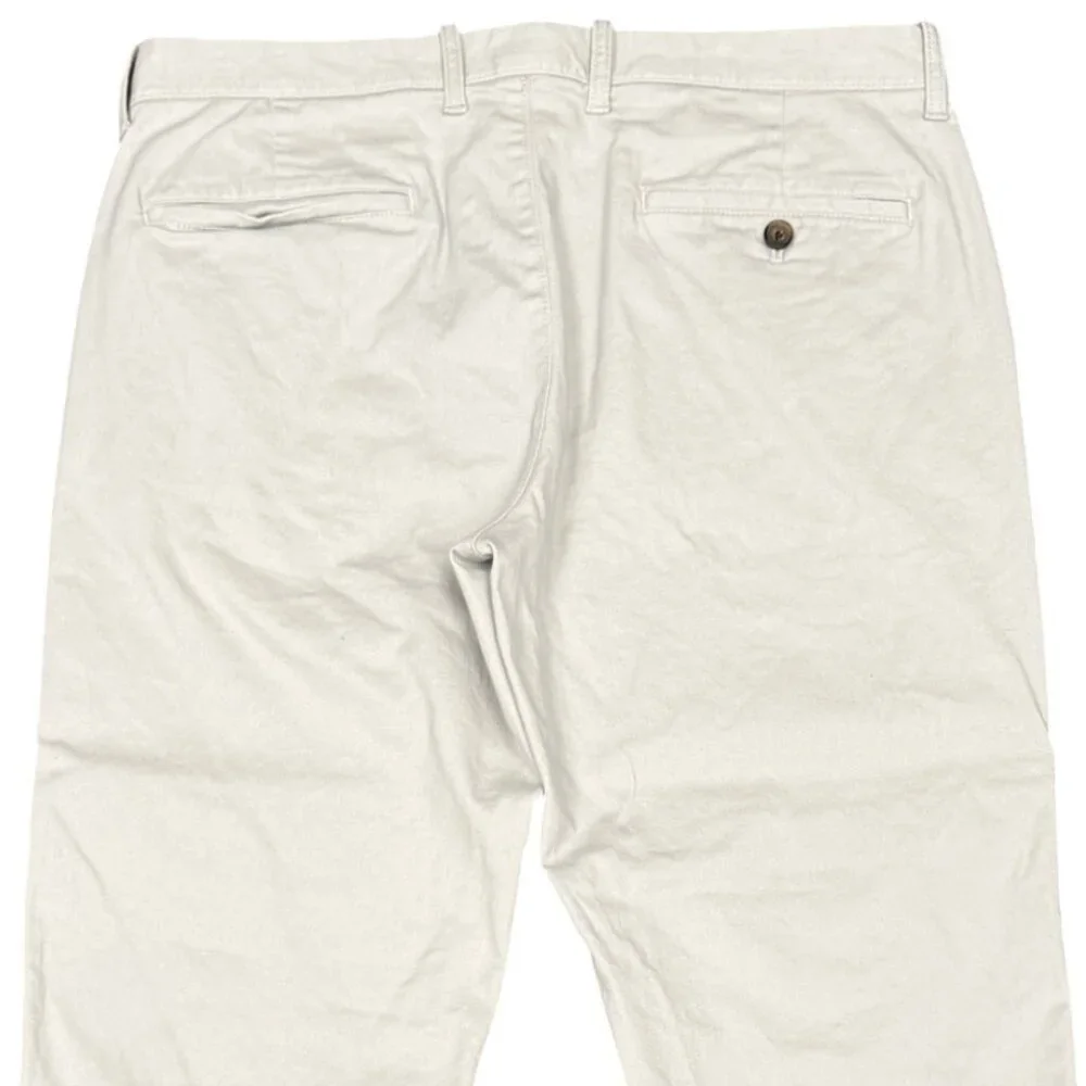 J. CREW Men's Straight-fit Flex Cream-Khaki Chino Pant H3186 | Size 33 X 30‎